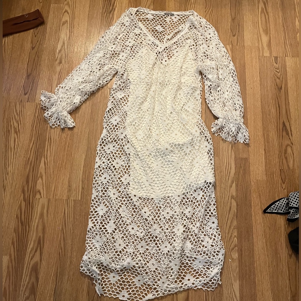 Zara White Dress